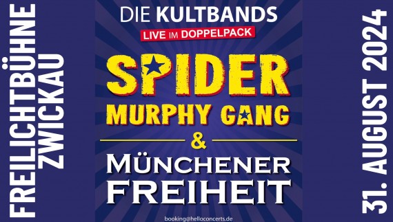 Spider Murphy Gang & Münchener Freiheit // Freilichtbühne Zwickau // 31.08.2024 // PK 2 Block C