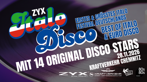 Italo Disco // Kraftverkehr Chemnitz // 28.11.2026