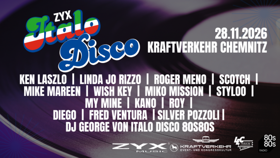 Italo Disco // Kraftverkehr Chemnitz // 28.11.2026